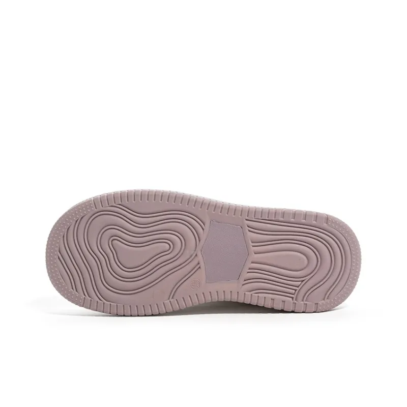 Babaya Non slip Breathable And Wear resistant Low Top Skateboard Shoes Women's Gray Purple-6