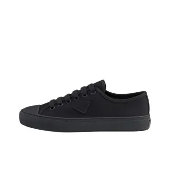 PRADA Hemp Low Top Skateboard Shoes Men's Black