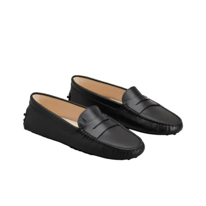 TOD'S Leather Gommino Driving Shoes-2