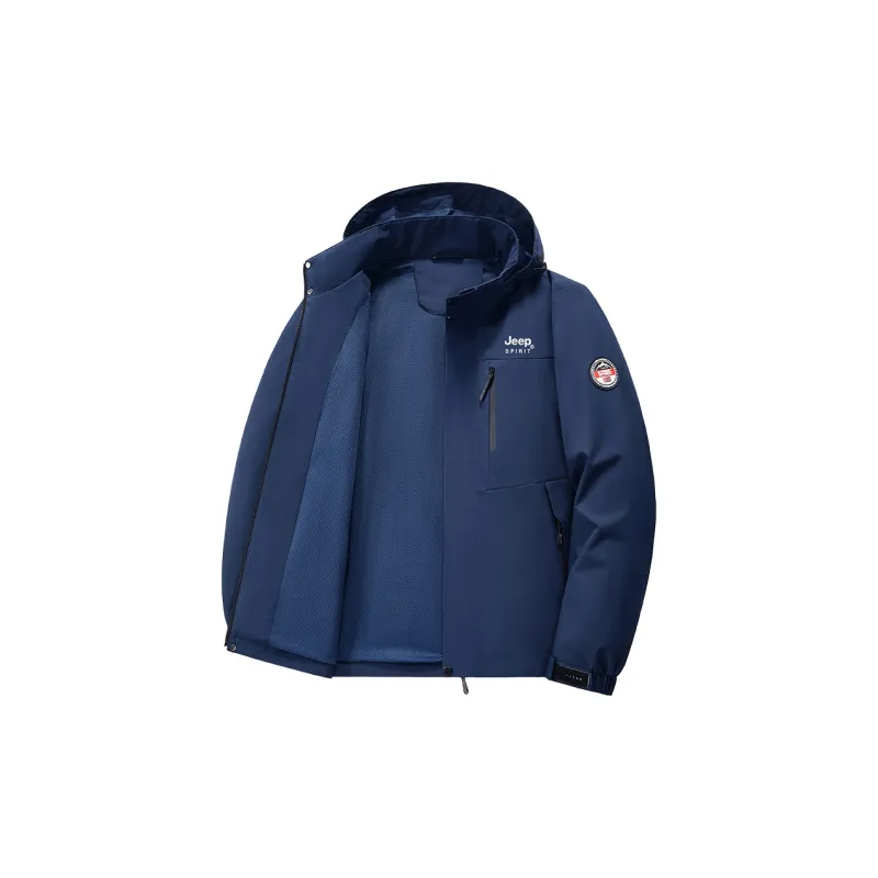 JEEP SPIRIT Outdoor Hiking Waterproof And Wear resistant Windbreaker Jacket Unisex-1