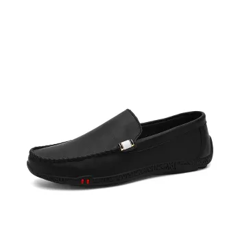 KUPE Gommino Loafers Men White/Black/Light Green