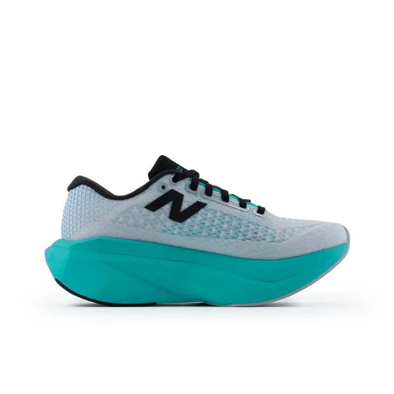 New Balance FuelCell SuperComp Trainer V3 White Cyber Jade Silver Metallic Women's-1