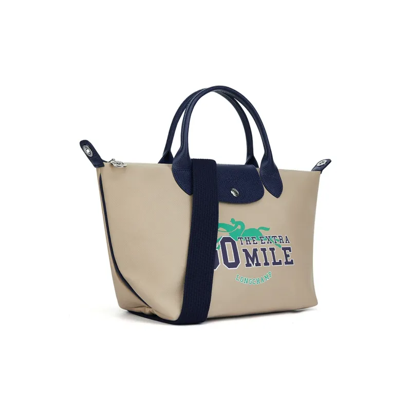 LONGCHAMP Le Pliage S Slogan-print Tote Bag-2