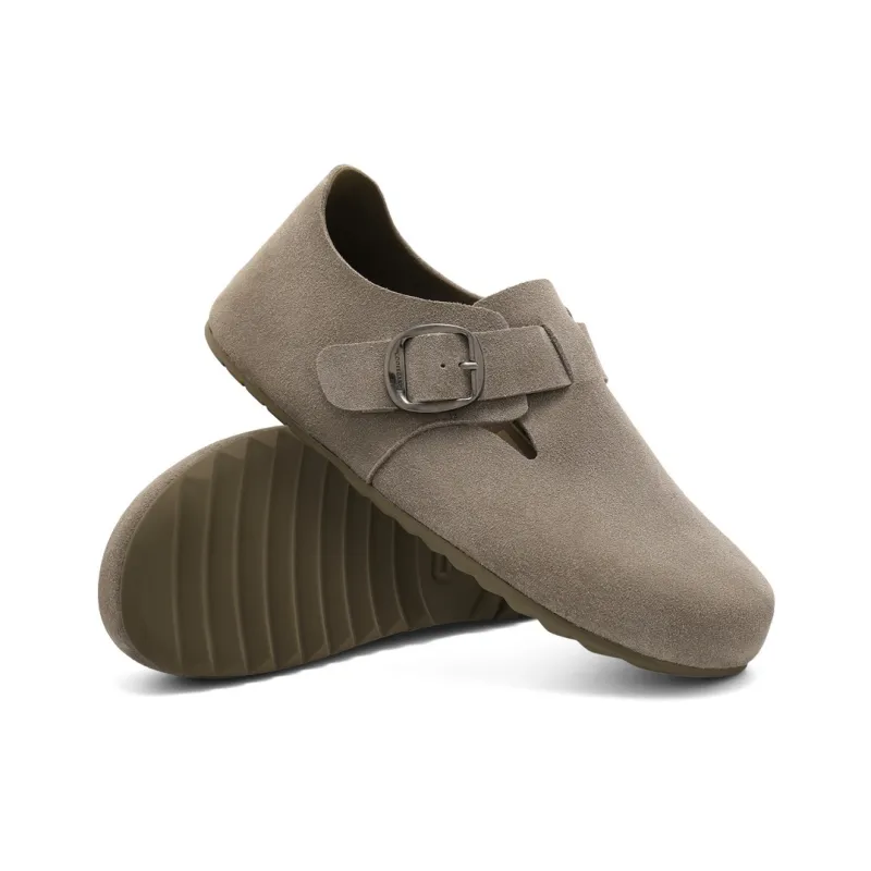 BELLE Casual Single Shoes 2.5cm Women's Dark Gray, Ecru, Gray, Brown-4