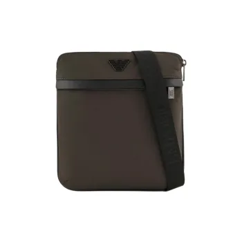 EMPORIO ARMANI Polyamide With Polyurethane Shoulder Bag Crossbody Bag Men's Army Green