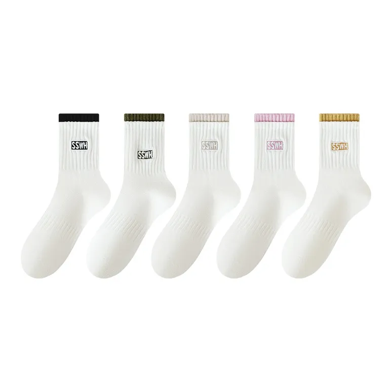 MIIOW Mid Calf Socks Women's Combo Set-30