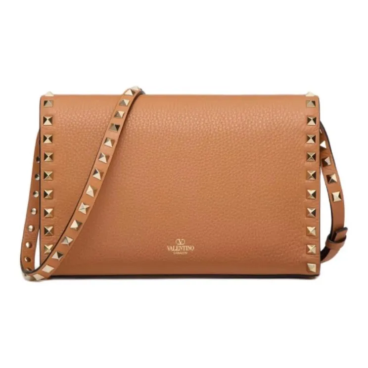 Valentino Garavani Rockstud Foldover Top Small Shoulder Bag-3