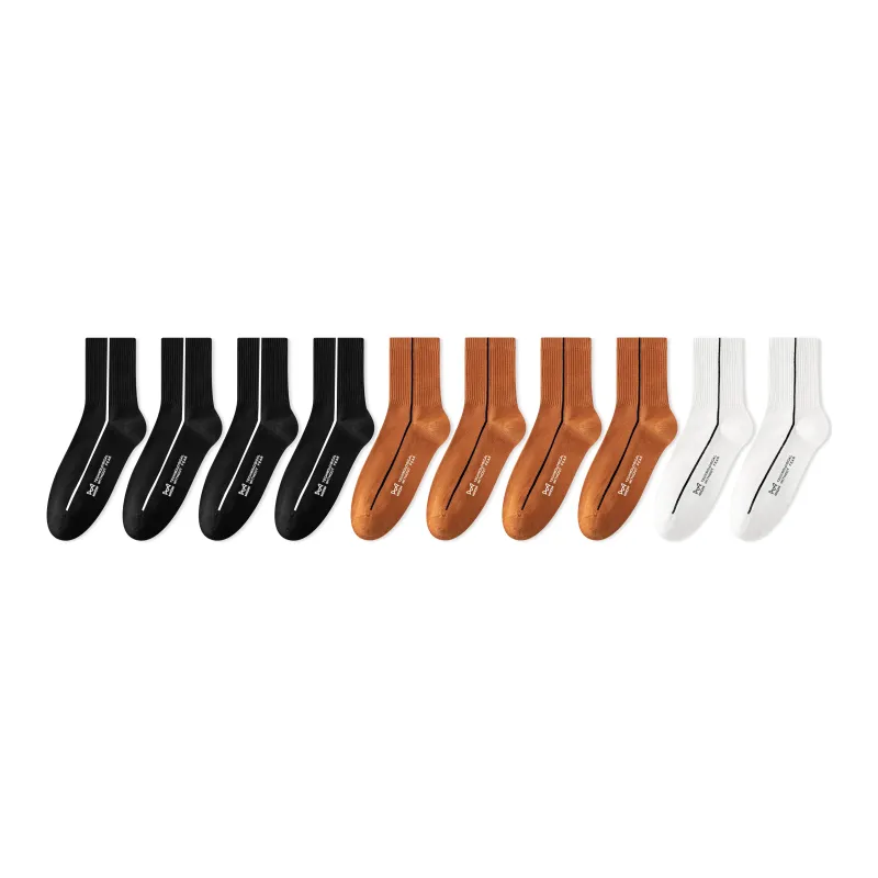 MIIOW Cool One Summer Series Mid Calf Socks Unisex Combo Set-5
