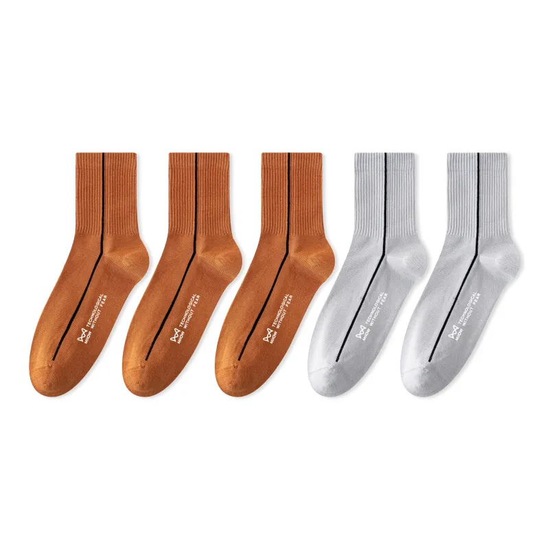 MIIOW Cool One Summer Series Mid Calf Socks Unisex Combo Set-14
