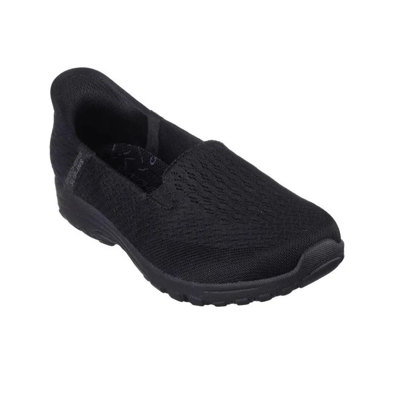 Skechers Reggae Fest Anti Slip Wear Resistant Low Top Casual Shoes Women's Black-2