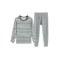 2111 Dark Blue Gray Stripes