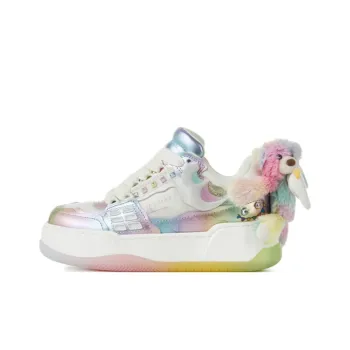13 DEMARZO Low Top Skateboard Shoes Women's Multicolor