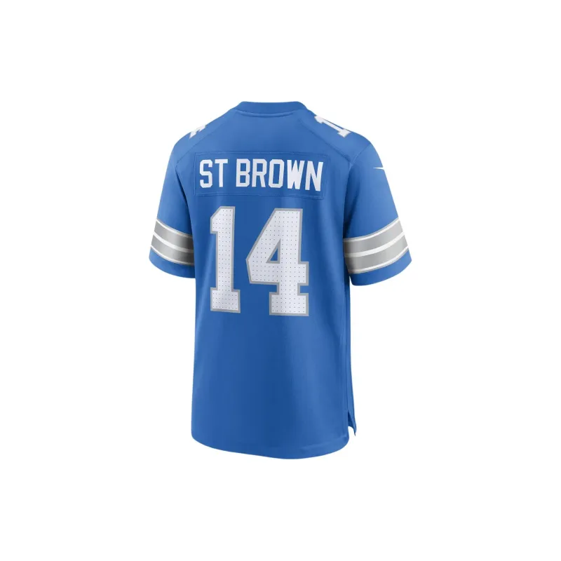 Nike Amon Ra St. Brown Detroit Lions Men's Nike Nfl Game Football Jersey-1