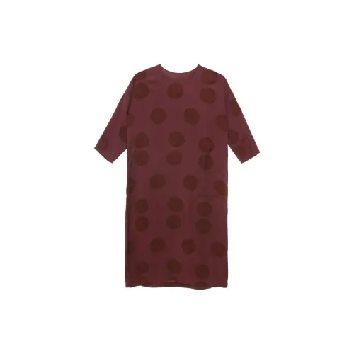 UMA WANG Long-Sleeved Dresses Women's Chestnut Brown