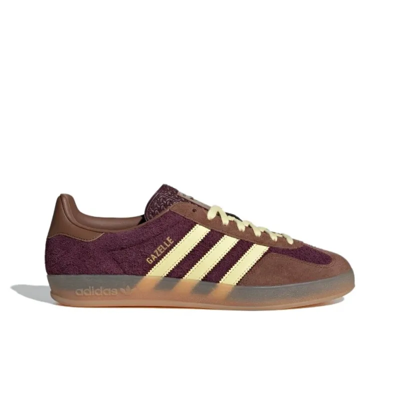 Adidas Originals Gazelle Indoor Maroon Almost Yellow-1