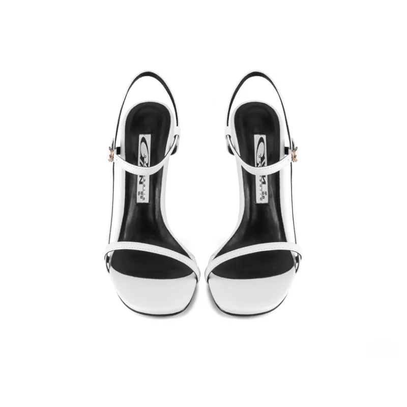 Ganxiaojie Strap Sandals Women's White-4
