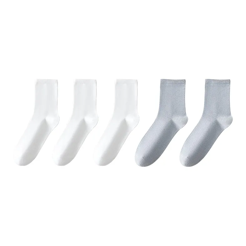 MIIOW Mid Calf Socks Women's 5 Pack-6