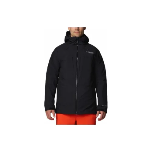 Columbia Winter Windbreaker Jackets Men Black