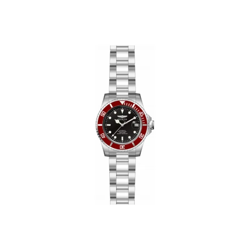 INVICTA Wrist Watch Automatic Mechanical Movement Stainless Steel Strap 40mm Black Dial Men's Watches-1