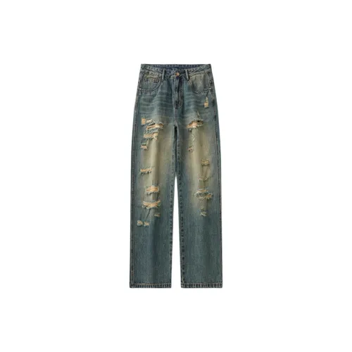 GTRG Jeans Men Vintage Blue