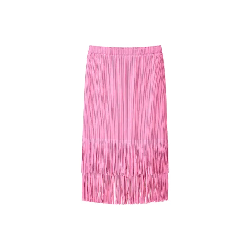 Yu Qianwen Casual Long Skirts Women's-3