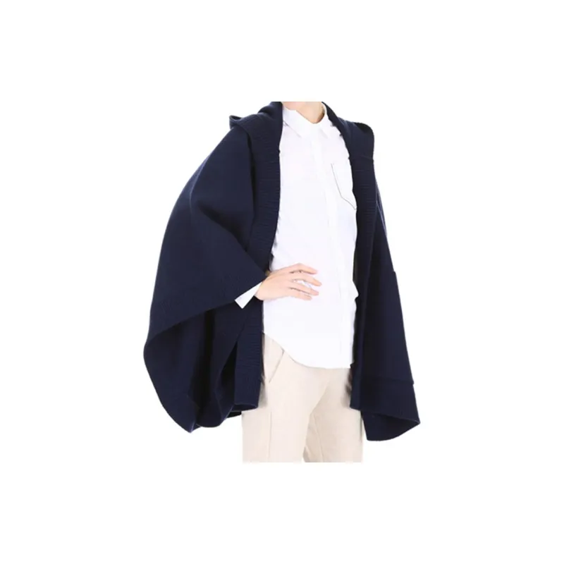 Burberry Shawls Women's Navy Blue-3