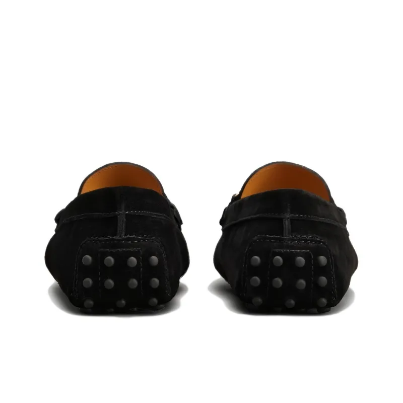TOD'S Gommino Embellished Suede Loafers Women's-3