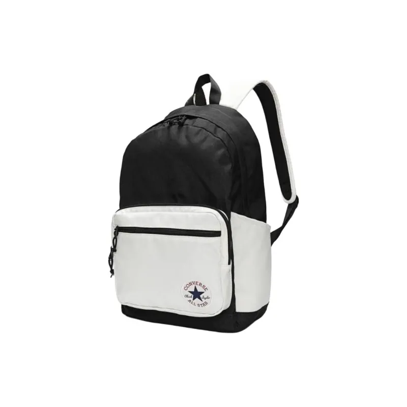 Converse Polyester Backpack Medium Size Unisex Black & Ecru-1