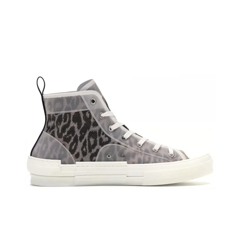 DIOR B23 High Top Brown Leopard-1