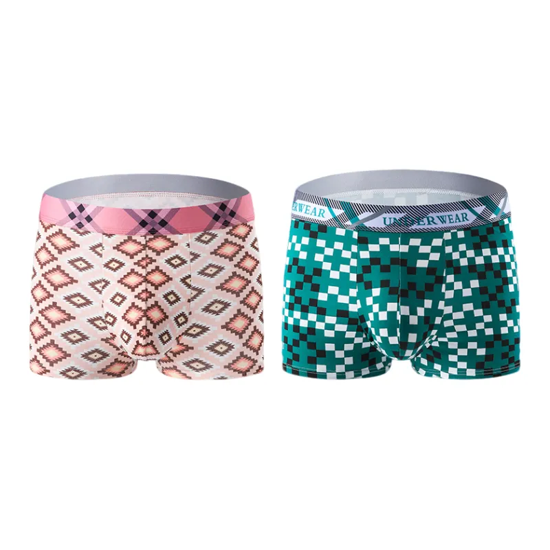 RED DRAGONFLY Cotton Panties Men's 2 Pack Gift Box Set-12