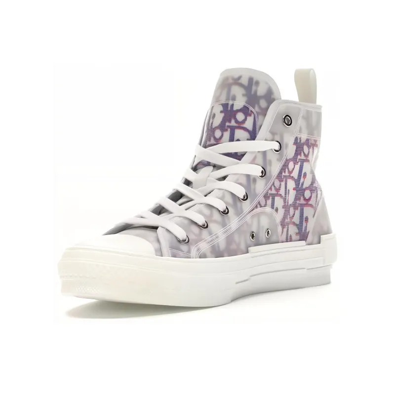 DIOR B23 High Top Red Blue Oblique-1