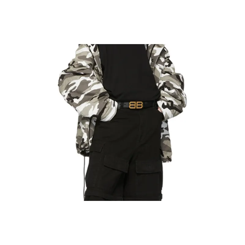 Balenciaga Hourglass Bb Logo Buckle Belt-2