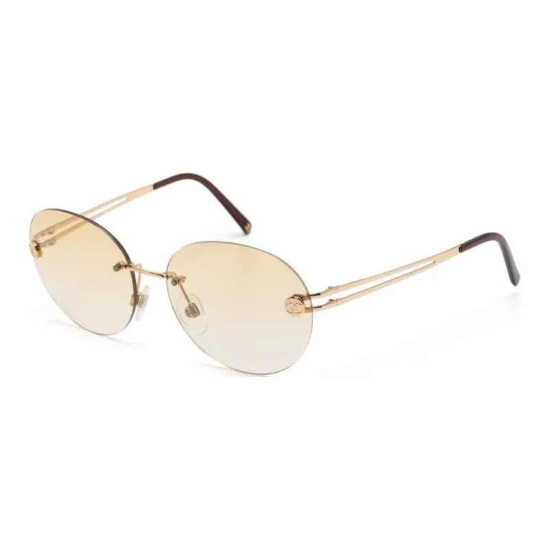 CHANEL Pre-Owned 2000s Round-frame Sunglasses-0