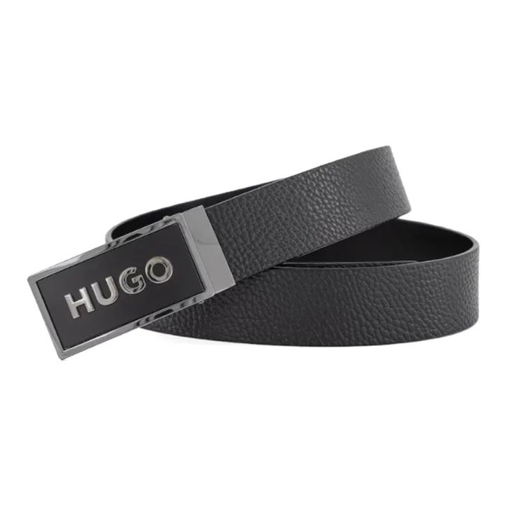 HUGO BOSS Logo-buckle Reversible Belt-3