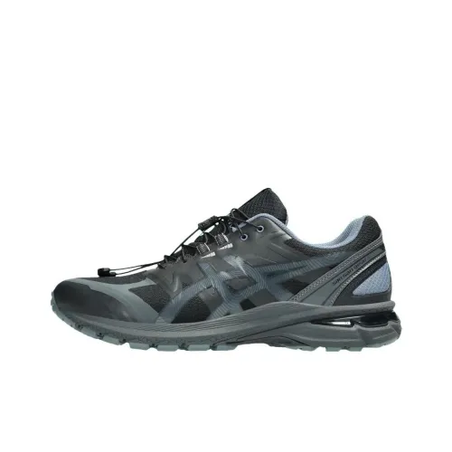 San San Gear X Asics Gel-Terrain Running Shoes Men Low-Top Gray Blue