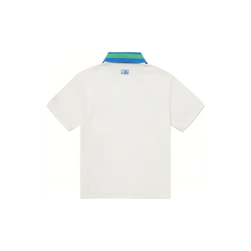 MLB Los Angeles Dodgers Polo Shirts Unisex White-1