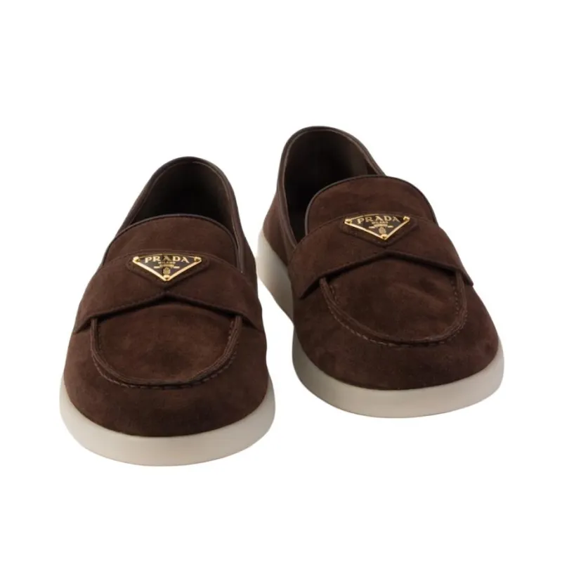 PRADA Loafers Women's Dark Brown-3