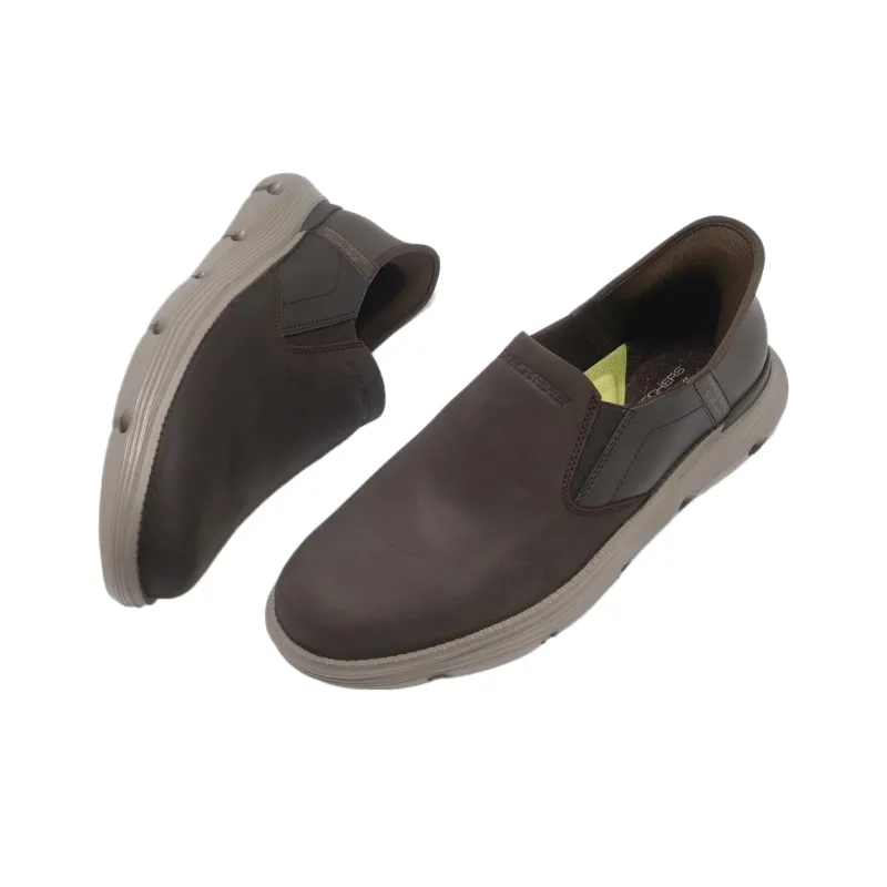 Skechers Relaxed Fit Dress Shoes Men's Brown-4