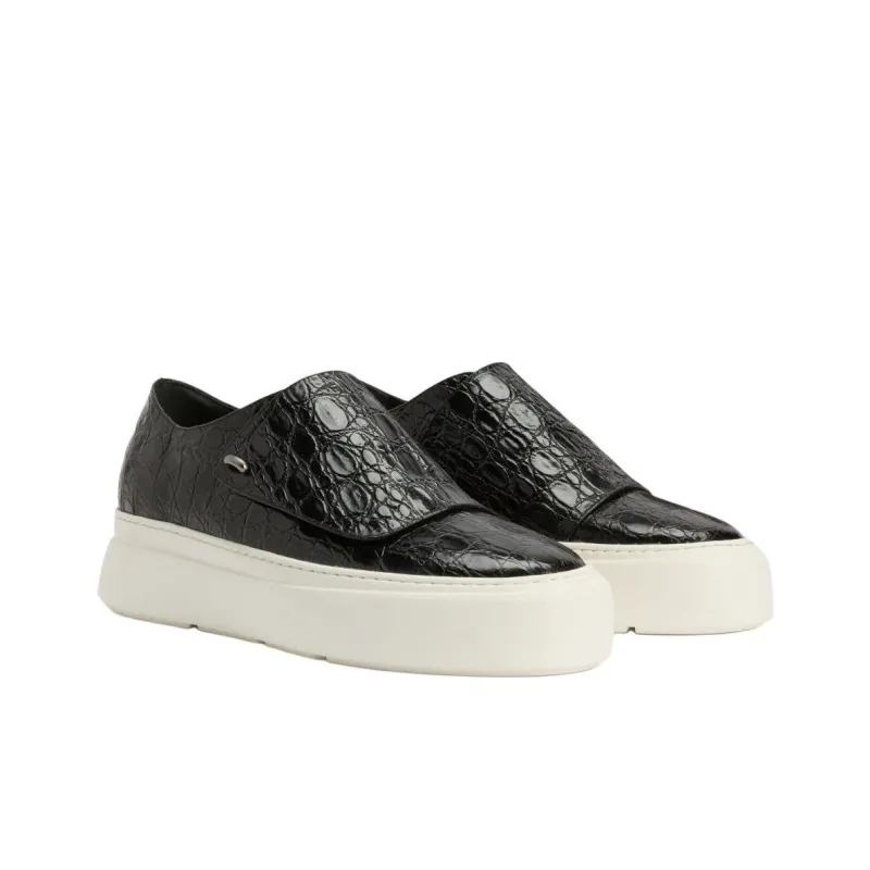Giuseppe Zanotti Mike Crocodile embossed Sneakers-2