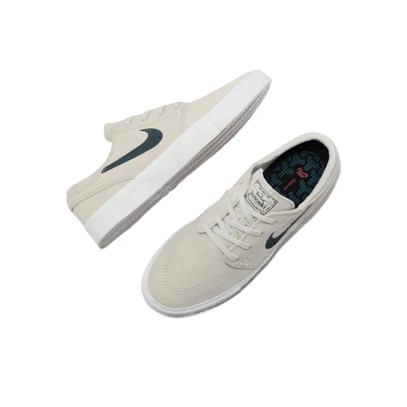 Nike SB Stefan Janoski Cushioning Wear-Resistant Low-Top Skateboard Shoes Men's Gray-5