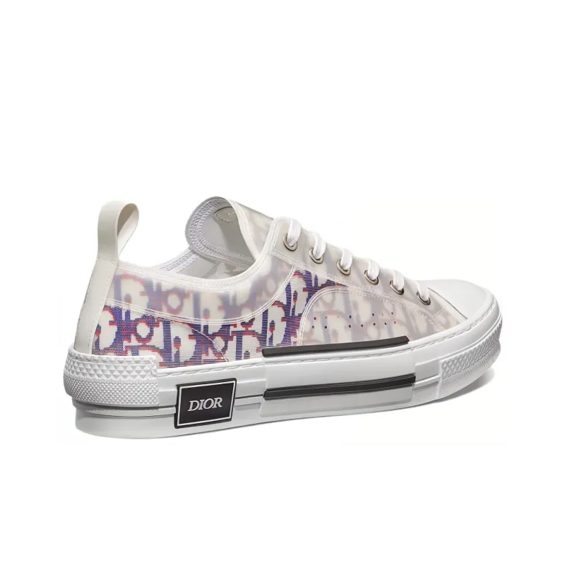 DIOR B23 Low Top Red Blue Oblique-2
