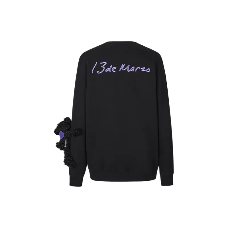13 DEMARZO x SANRIO CHARACTERS Sweatshirt Women's Black-1