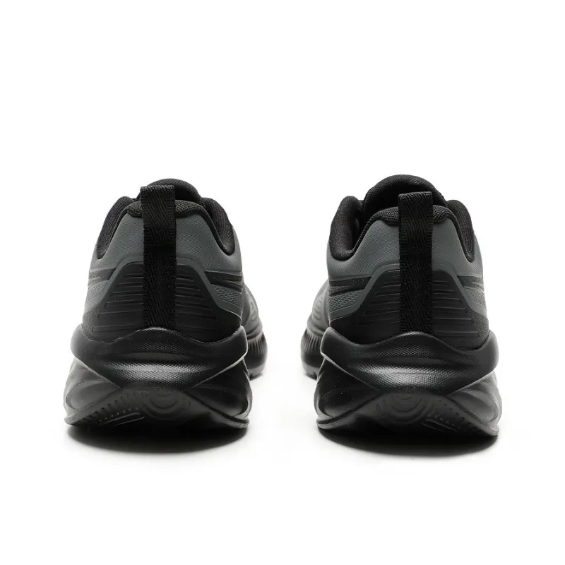 XTEP Wear resistant And Waterproof Low Top Casual Running Shoes Men's Gray Black-4
