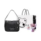 Black Five-Pointed Star+Exclusive Shopping Bag+Greeting Card+Dried Flower