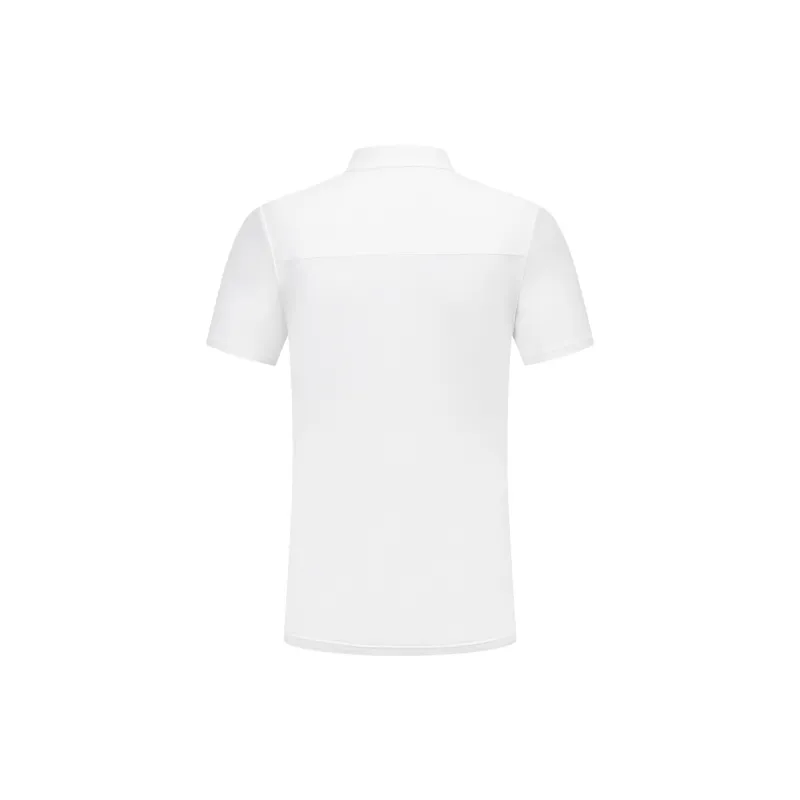 AILIAI Polo Shirt Outdoor Short Sleeved Men's White-1