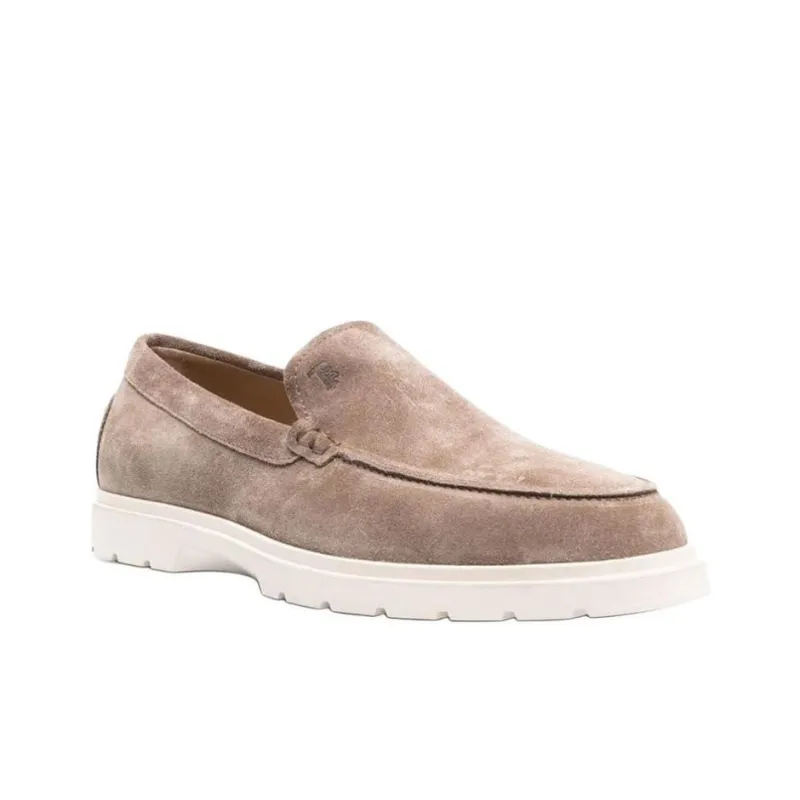 TOD'S Round Toe Slip On Loafers-2