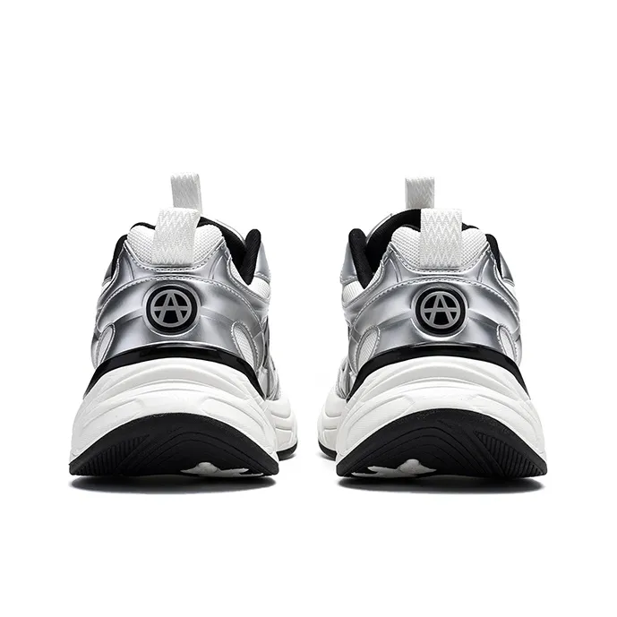Acupuncture Low-Top Chunky Sneakers Unisex Nightlight Silver-4