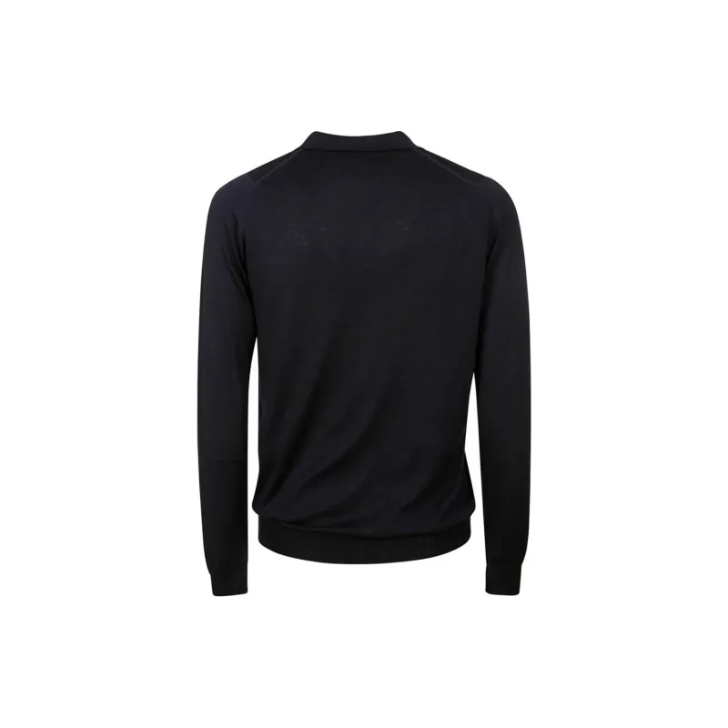 JOHN SMEDLEY Polo Shirt Men's Dark Blue-1