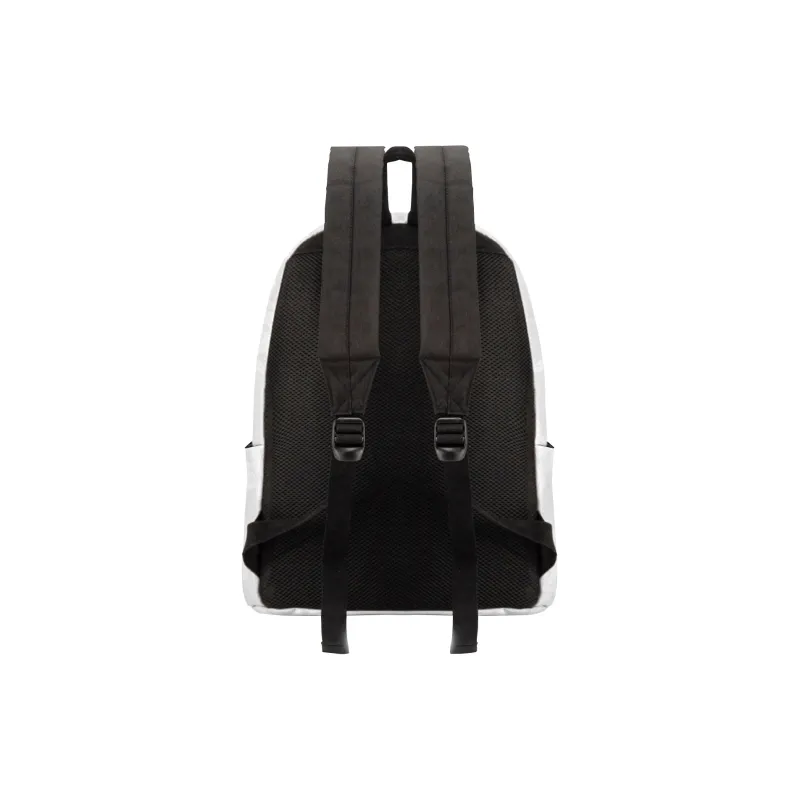 Soundbyte × ONRF Collaboration Polyester Students Backpack Laptop Bag Regular Unisex White-31