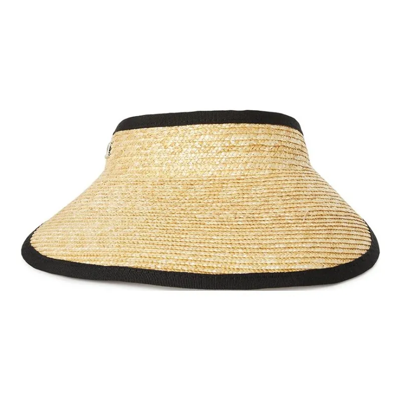 MaxMara Polyester Sun Protection Hats Women's Yellow-1